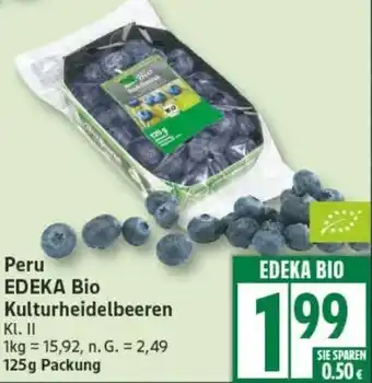 Edeka Peru EDEKA Bio Kulturheidelbeeren Angebot