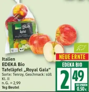 Edeka Italien EDEKA Bio Tafeläpfel ,,Royal Gala" Angebot