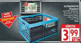 Edeka GUT&GÜNSTIG Klappbox Angebot