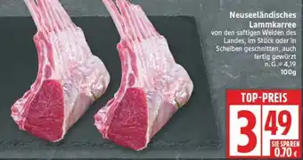 Edeka Neuseeländisches Lammkarree Angebot