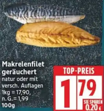 Edeka Makrelenfilet geräuchert Angebot
