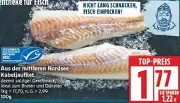 Edeka Aus der mittleren Nordsee Kabeljaufilet Angebot