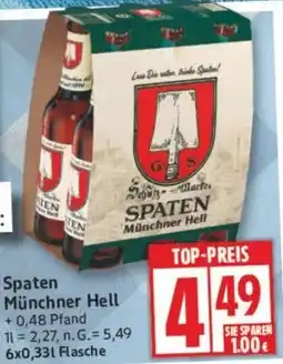 Edeka Spaten Münchner Hell Angebot
