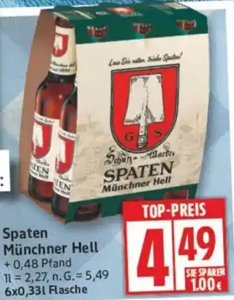 Edeka Spaten Münchner Hell Angebot
