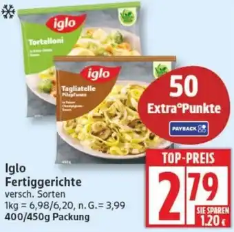 Edeka Iglo Fertiggerichte Angebot