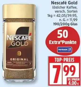 Edeka Nescafé Gold Angebot