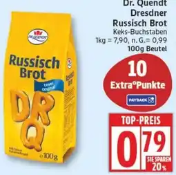 Edeka Dr. Quendt Dresdner Russisch Brot Angebot