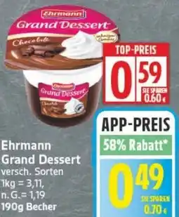 Edeka Ehrmann Grand Dessert Angebot