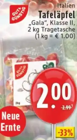 Edeka GUT & GÜNSTIG Tafeläpfel Angebot