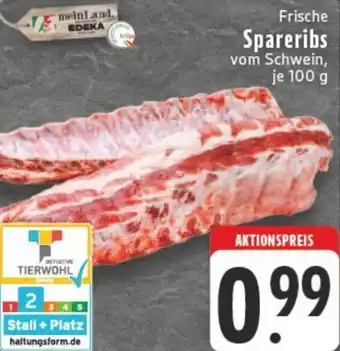 Edeka Frische Spareribs Angebot