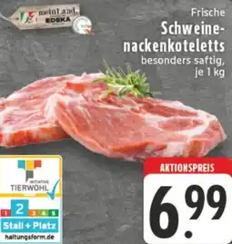 Edeka Frische Schweinenackenkoteletts Angebot