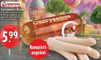 Edeka RASTING Currywurst-Alarm Angebot