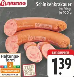 Edeka RASTING Schinkenkrakauer Angebot