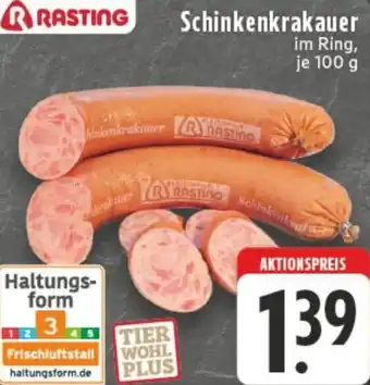 Edeka RASTING Schinkenkrakauer Angebot