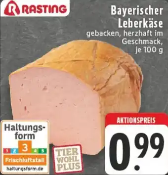 Edeka RASTING Bayerischer Leberkäse Angebot