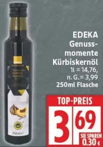 Edeka EDEKA Genussmomente Kürbiskernöl Angebot