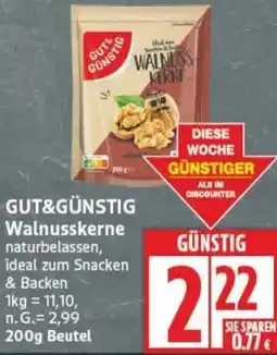 Edeka GUT&GÜNSTIG Walnusskerne Angebot