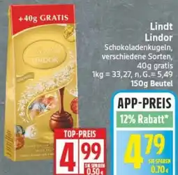 Edeka Lindt Lindor Angebot