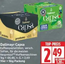 Edeka Dallmayr Capsa Angebot