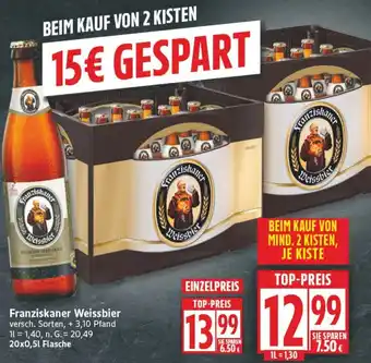 Edeka Franziskaner Weissbier Angebot