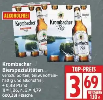 Edeka Krombacher Bierspezialitäten Angebot