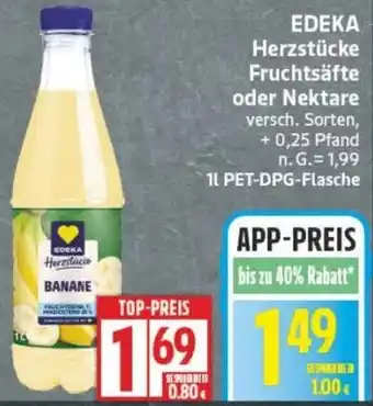 Edeka EDEKA Herzstücke Fruchtsäfte oder Nektare Angebot