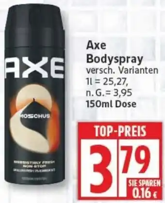 Edeka Axe Bodyspray Angebot