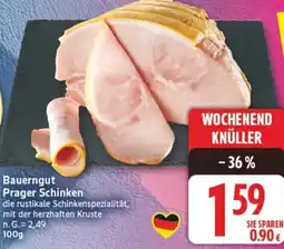Edeka Bauerngut Prager Schinken Angebot