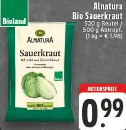 Edeka Alnatura Bio Sauerkraut Angebot