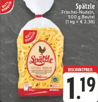 Edeka Gut & Günstig Spätzle Angebot