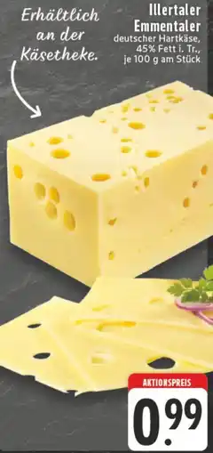 Edeka Illertaler Emmentaler Angebot