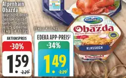 Edeka Alpenhain Obazda Angebot