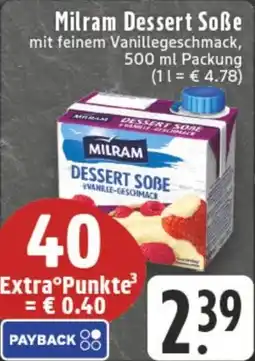 Edeka Milram Dessert Soße Angebot