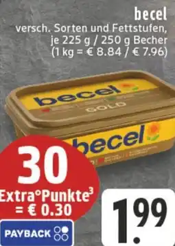 Edeka becel Angebot