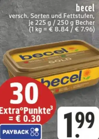 Edeka becel Angebot