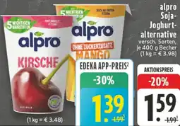 Edeka alpro Soja Joghurtalternative Angebot