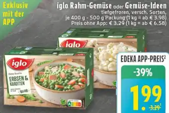 Edeka iglo Rahm-Gemüse oder Gemüse-Ideen Angebot