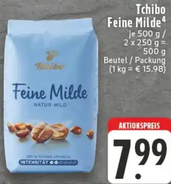 Edeka Tchibo Feine Milde Angebot