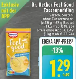 Edeka Dr. Oetker Feel Good Tassenpudding Angebot