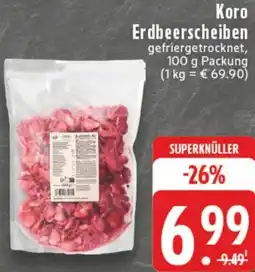 Edeka Koro Erdbeerscheiben Angebot