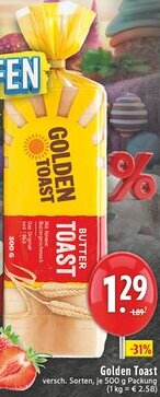 Edeka Golden Toast Angebot