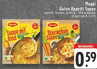 Edeka Maggi Guten Appetit Suppe Angebot