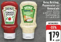 Edeka Heinz Ketchup, Mayonnaise oder Remoulade Angebot