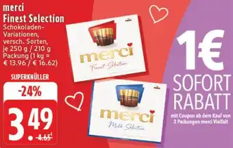 Edeka merci Finest Selection Angebot