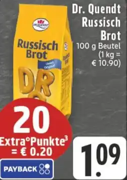 Edeka Dr. Quendt Russisch Brot Angebot