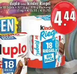 Edeka duplo oder kinder Riegel Angebot