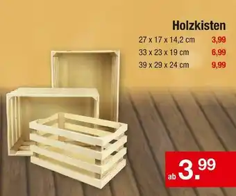 Zimmermann Holzkisten Angebot