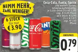 Edeka Coca-Cola, Fanta, Sprite Angebot