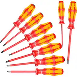 Netto Marken-Discount Wera Schraubendreher 160 i/162 i/167 i/9 Schraubendrehersatz Kraftform Plus Serie 100, VDE Angebot