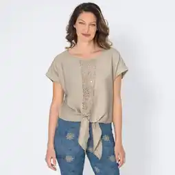NKD Damen-T-Shirt mit Spitzenapplikation Angebot